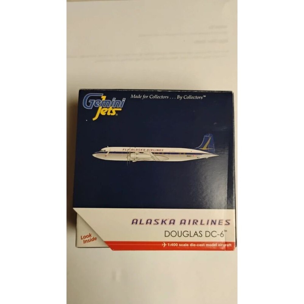 Gemini Jets DC -6 Alaska airlines 400 scale